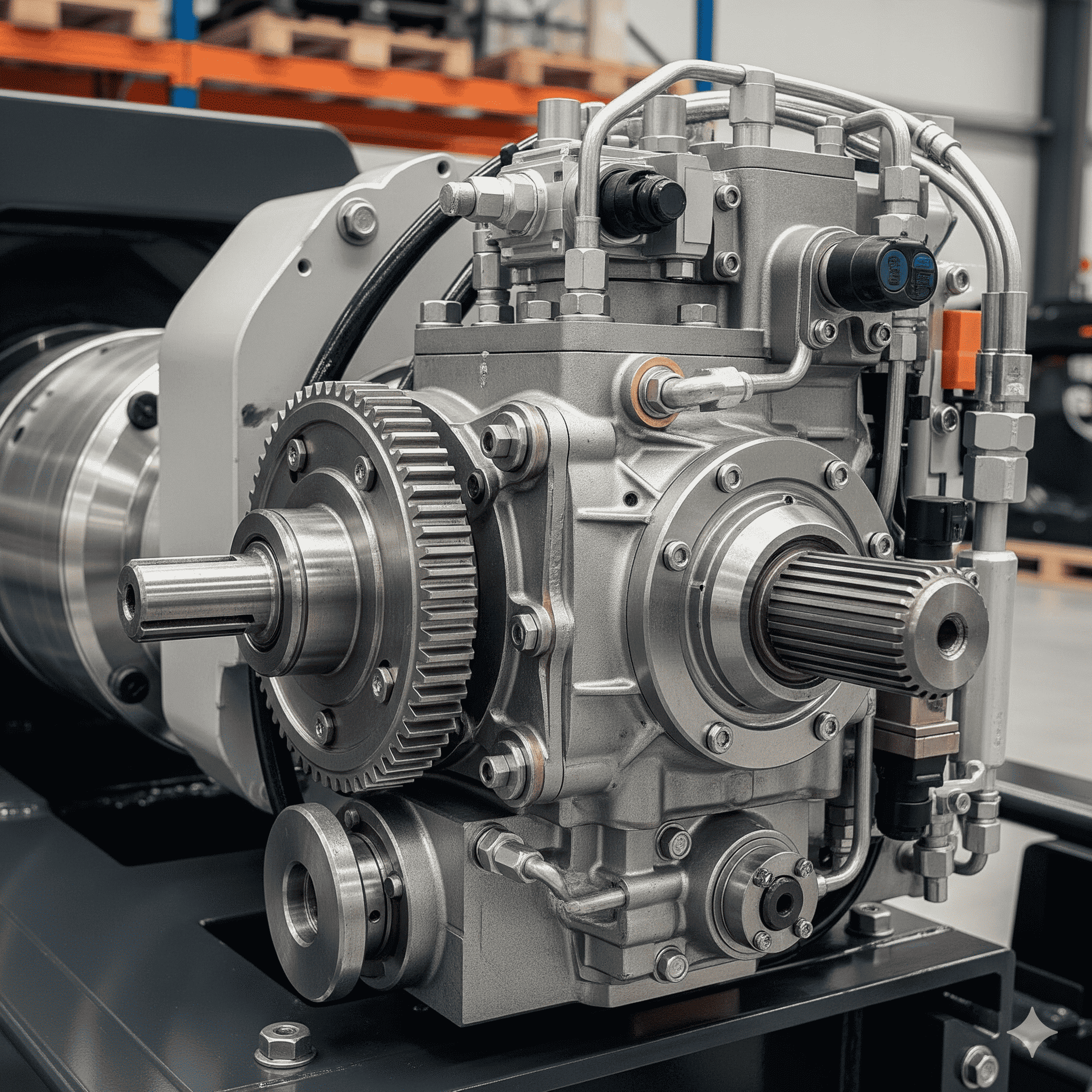 Industrial equipment setup